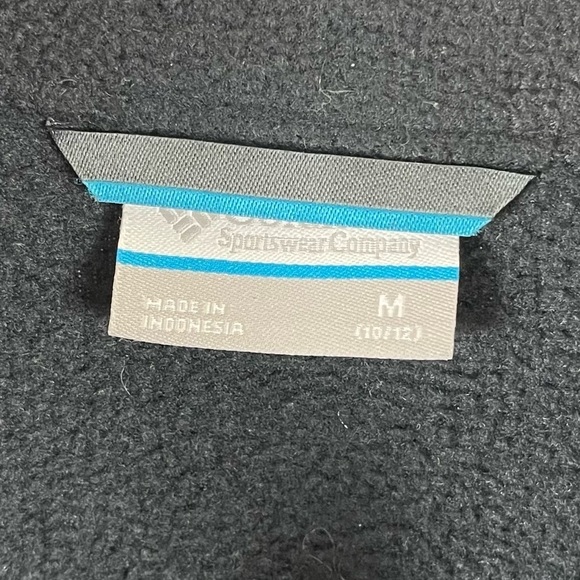 Columbia Medium 10/12 Fleece Zip Outdoor Jacket Hiking Fall Winter Warm - Picture 6 of 10